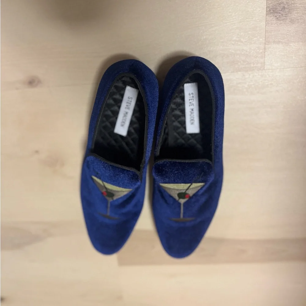 Steve Madden Men's Martini Velvet Smoking Slipper